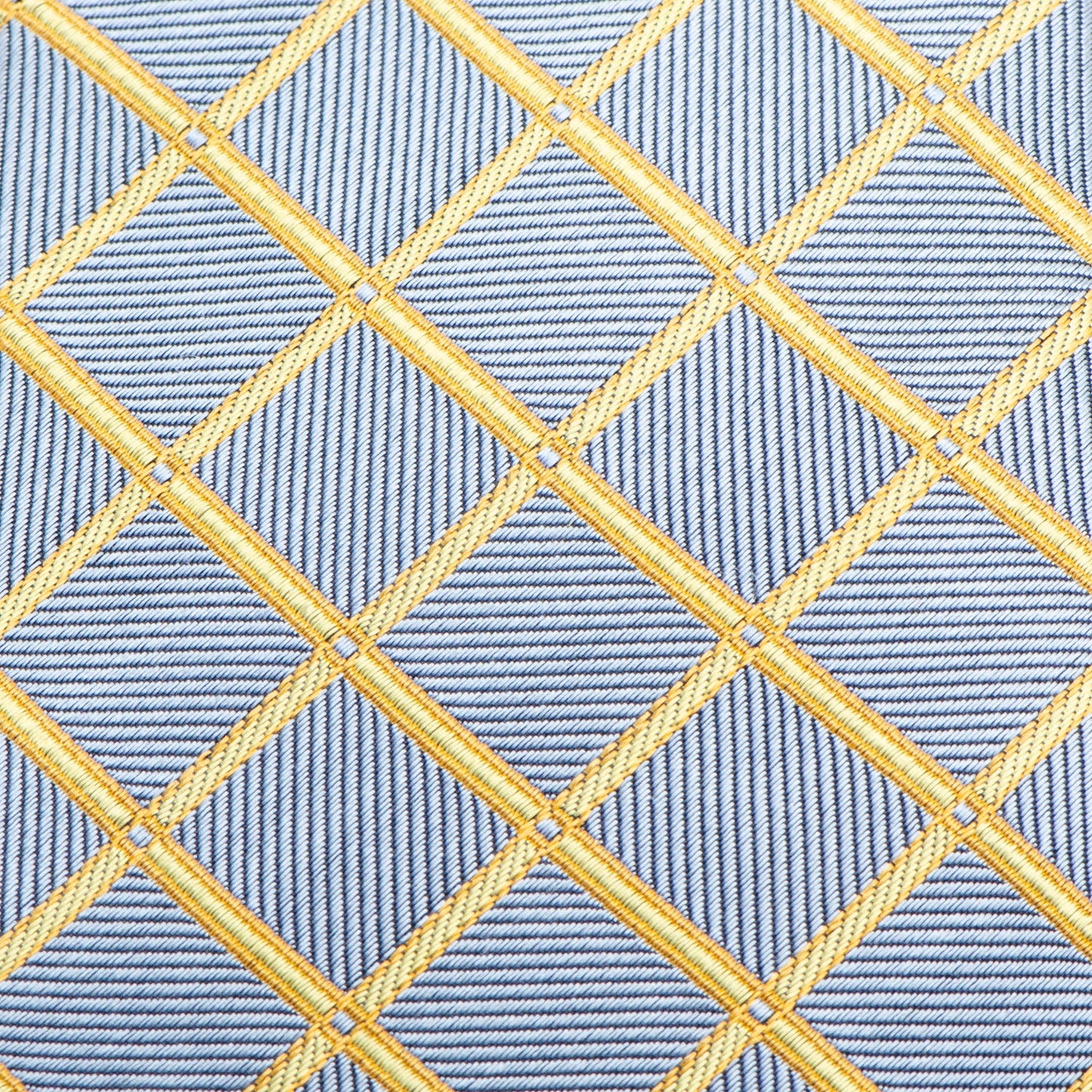 The Edward Tie (Gold Check Men's Tie)