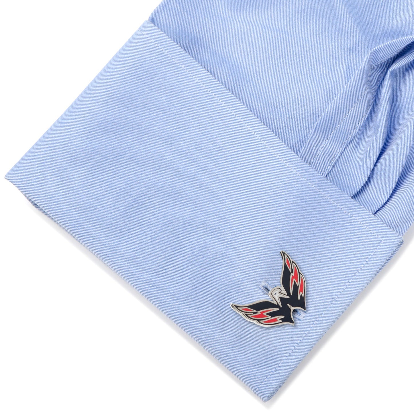 NHL Washington Capitals Cufflinks light blue shirt