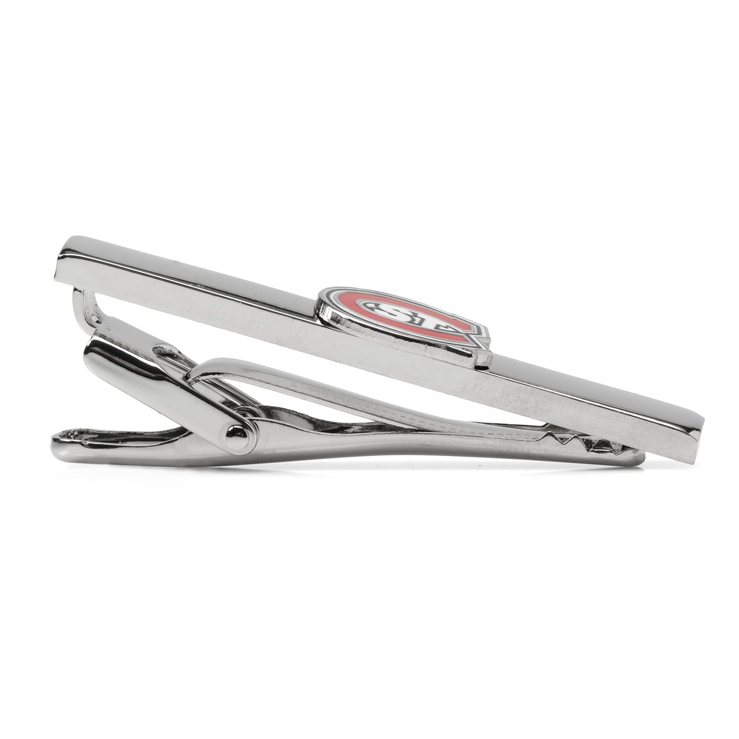 NCAA St. Cloud State Huskies Mascot Tie Clip – silver plated tie bar with team logo
