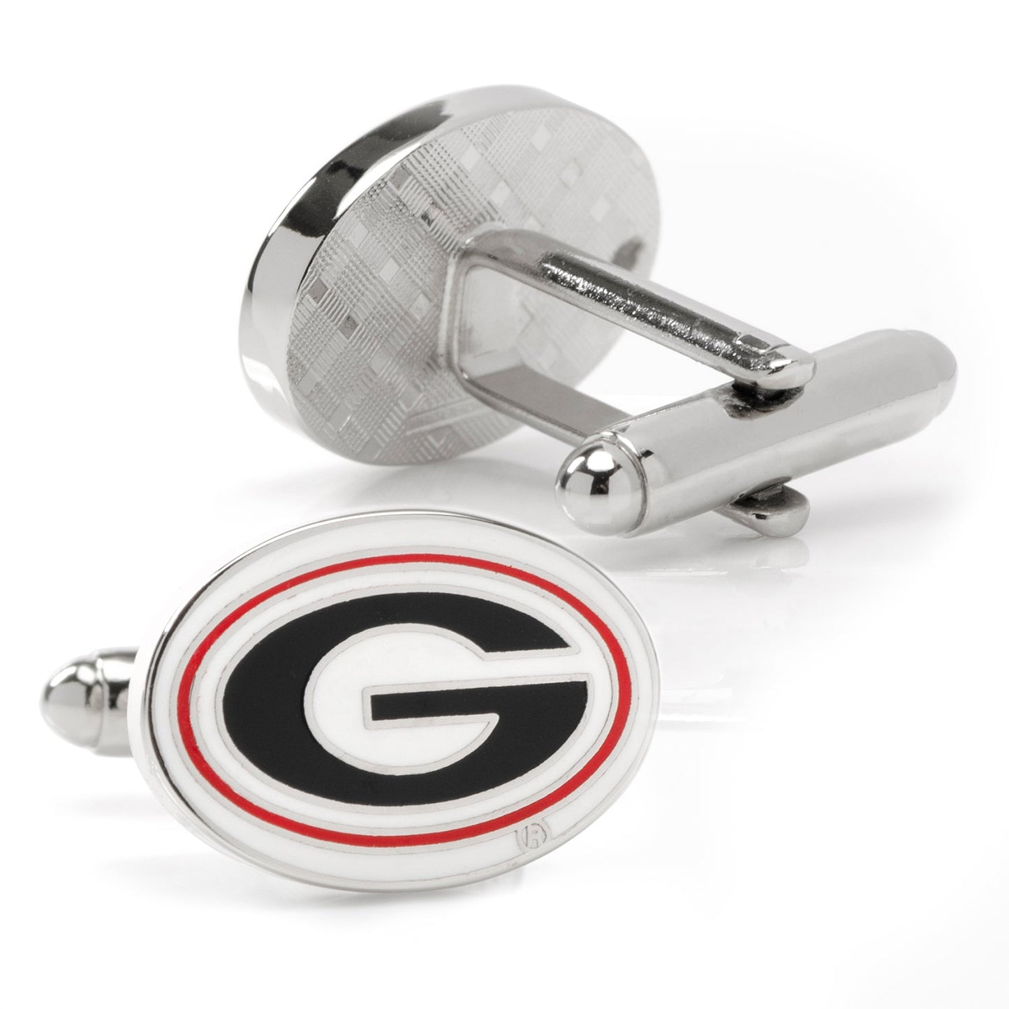 NCAA University of Georgia Bulldog Cufflinks and Lapel Pin Gift Set