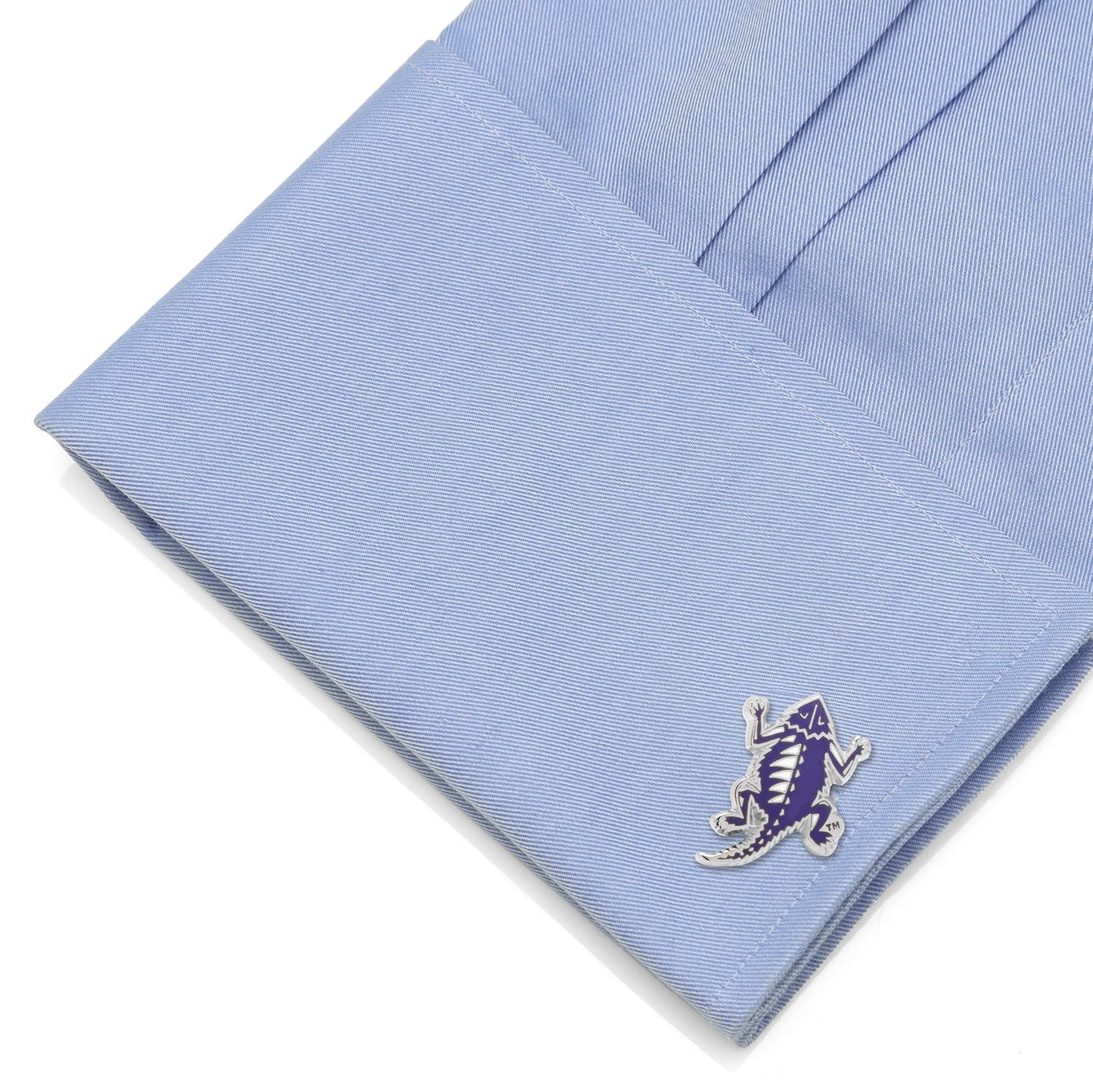 NCAA TCU Horned Frog Throwback Cufflinks