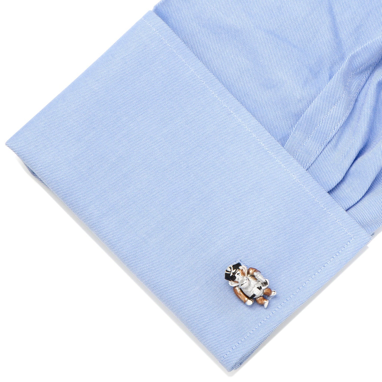 Moving Monkey Pirate with Hat and Sword Cufflinks