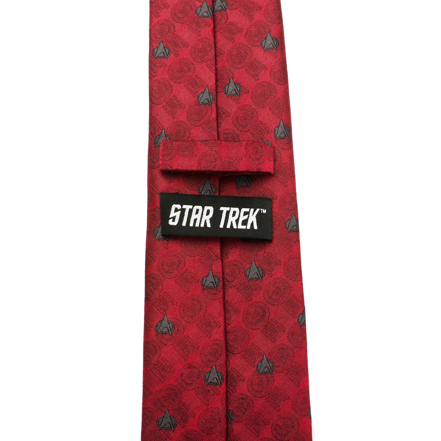 Star Trek TNG Red Delta Shield Men's Tie