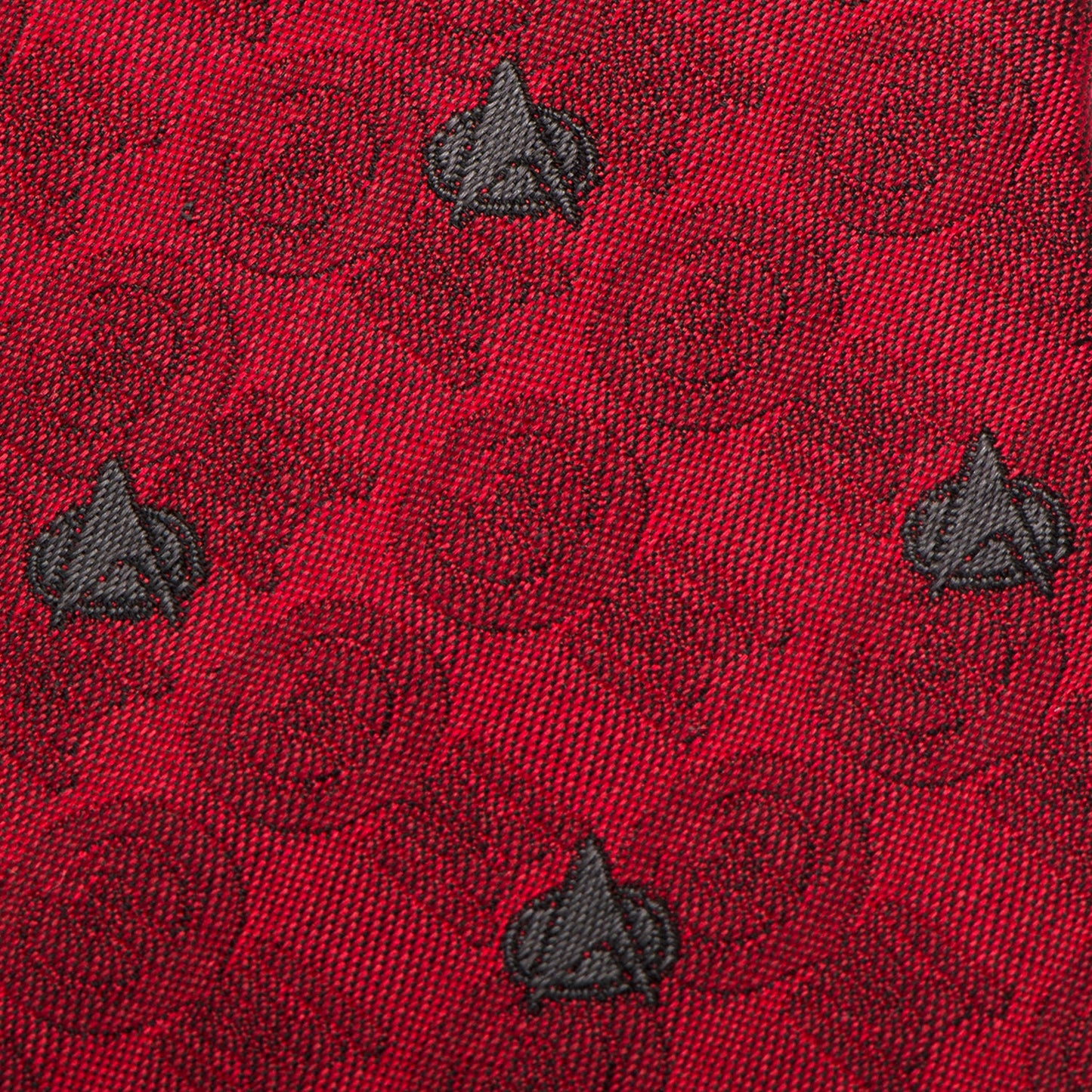 Star Trek TNG Red Delta Shield Men's Tie