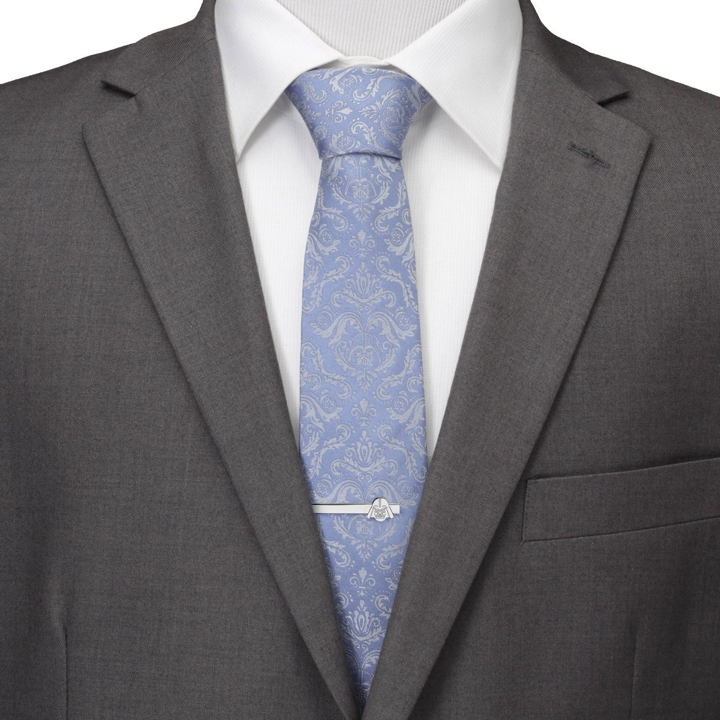 Star Wars Darth Vader Blue Damask Tie and Tie Bar Gift Set