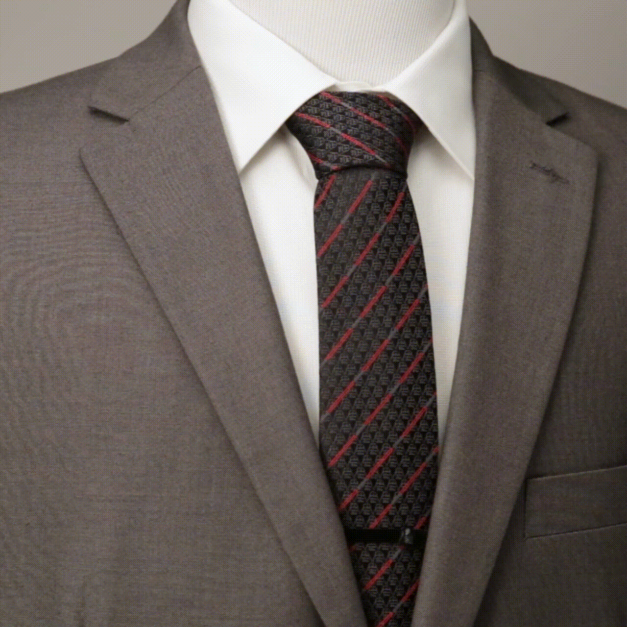 Star Wars Darth Vader LIGHTSABER Black and Red Striped Tie