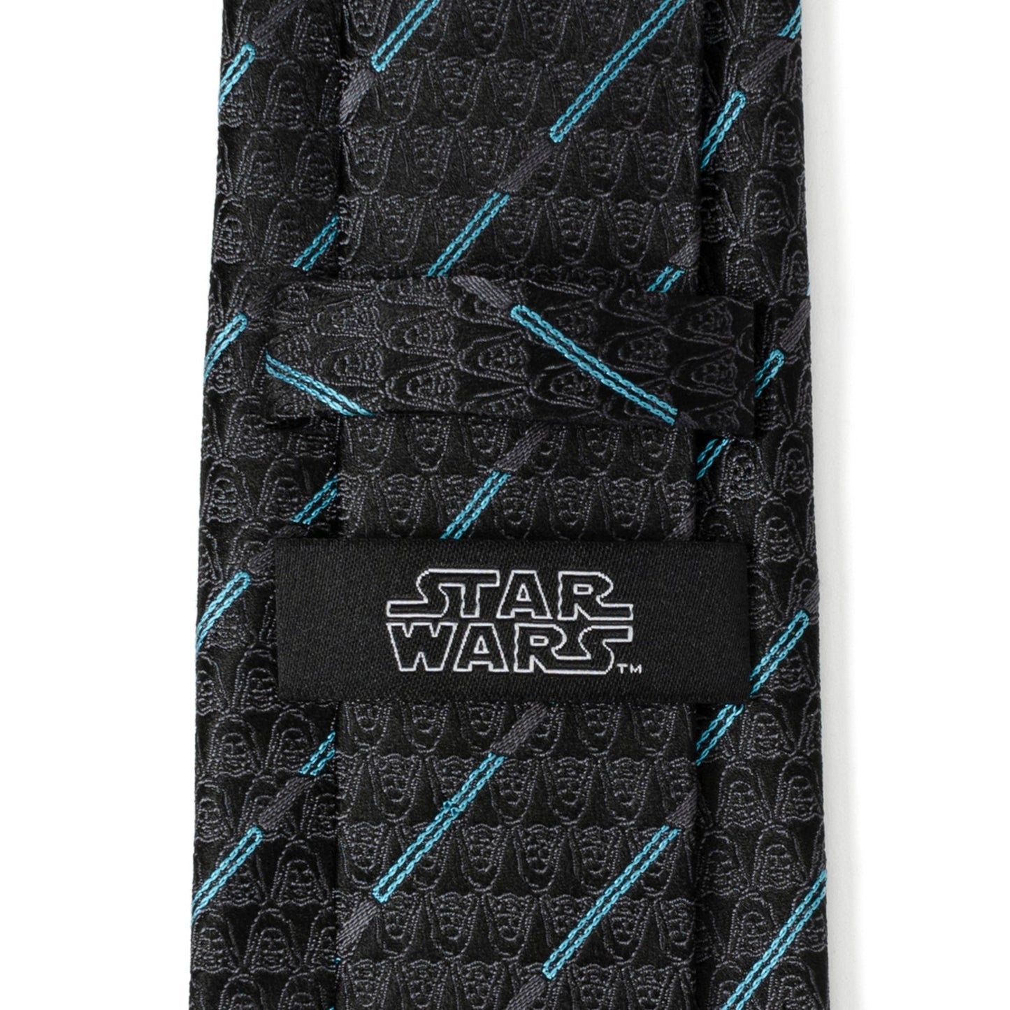 Star Wars Obi-Wan Kenobi LIGHTSABER Pattern Black Tie