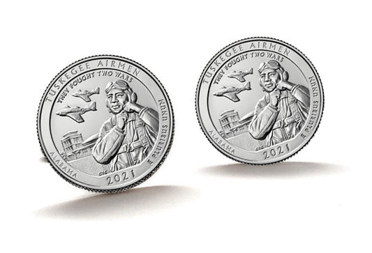 Tuskegee Airmen National Historic Site Coin Cufflinks