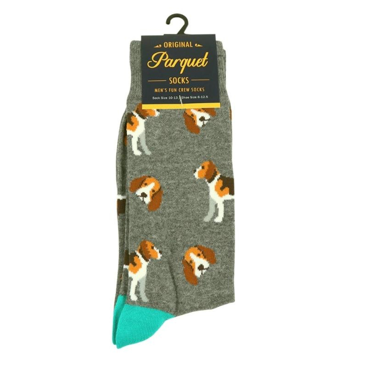 Men's Beagle Dog Novelty Socks Dog Lovers Socks Mans Best Friend Great Gift for Dog Owners
