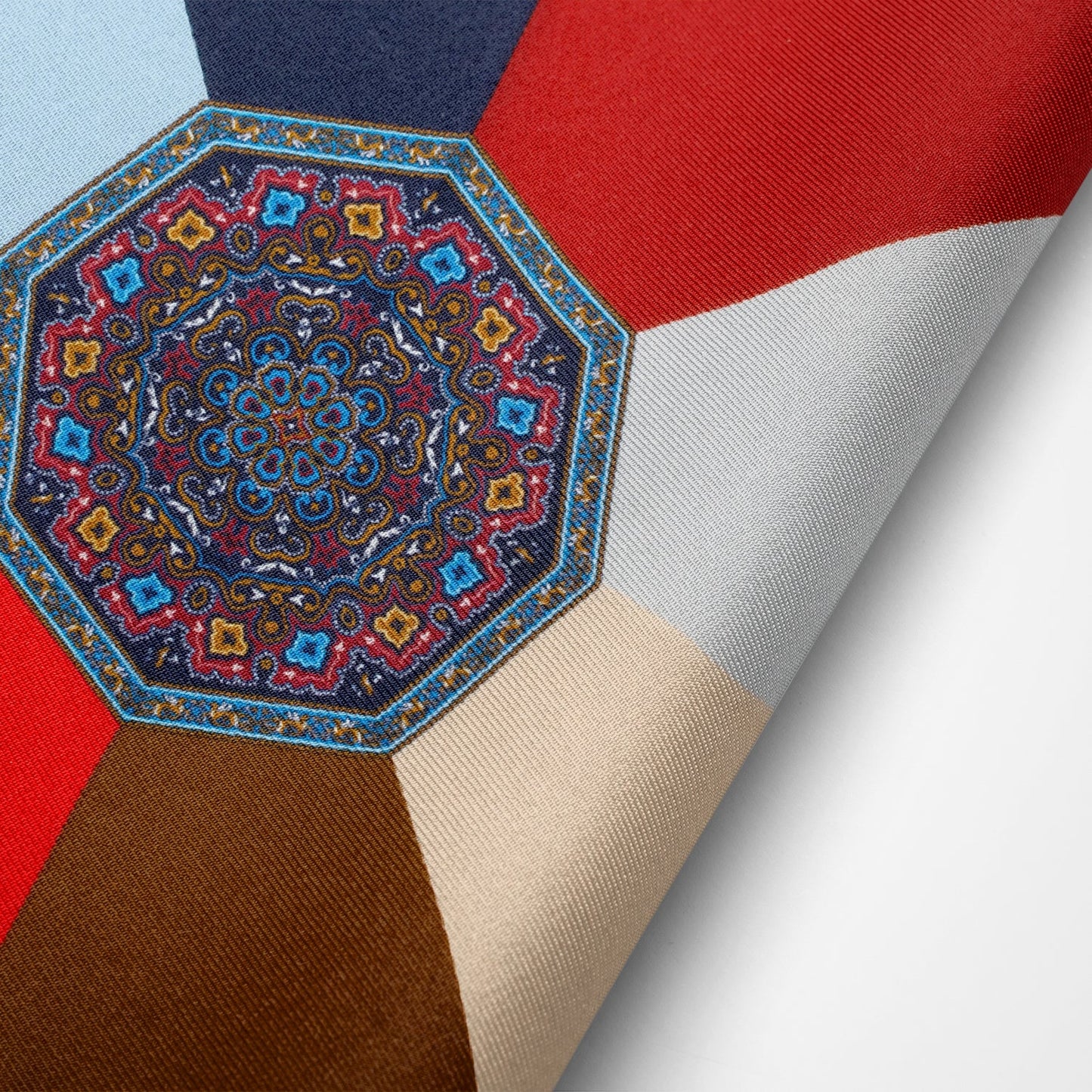 VDP Multi Colored Paisley Pocket Square