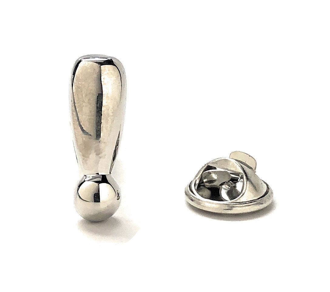 Exclamation Point Lapel Pin