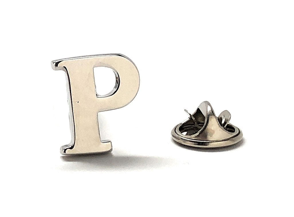 Letter P Lapel Pin