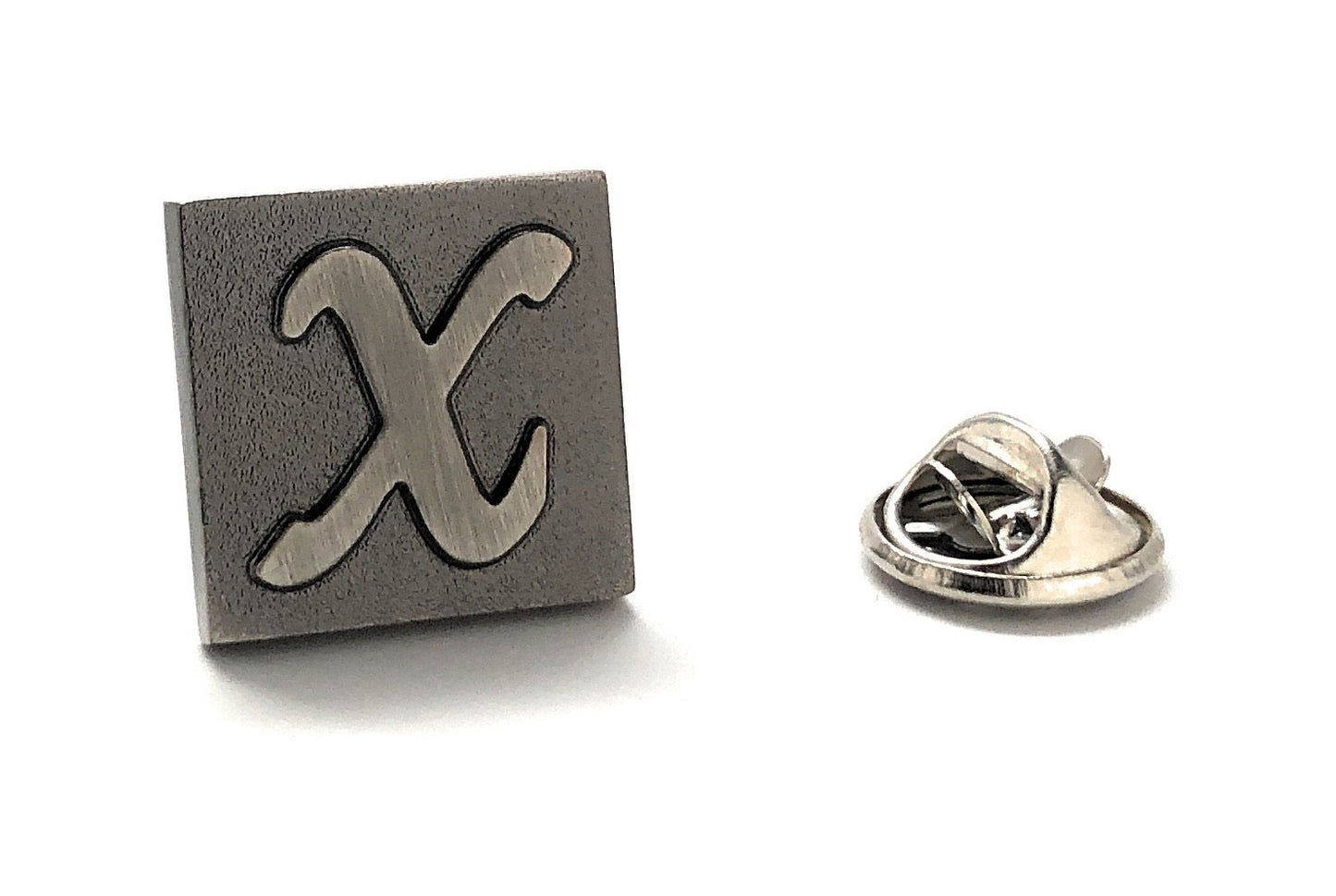Letter X Lapel Pin