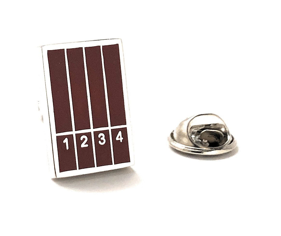 Track and Field Enamel Pin