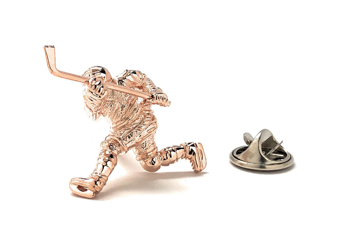 Hockey Player lapel pin