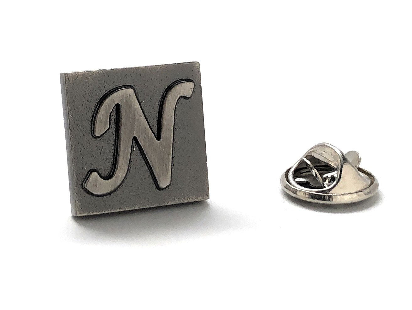 Letter N Lapel Pin
