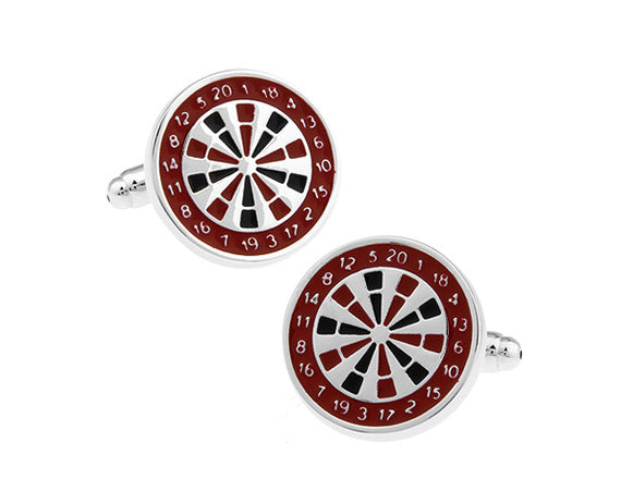 English Darts Cufflinks Novelty Dartboard Throwing Darts Cool Funny Groomsmen Cuffs Ireland Pub Darts Cuff Links Pro Dart Dart Board