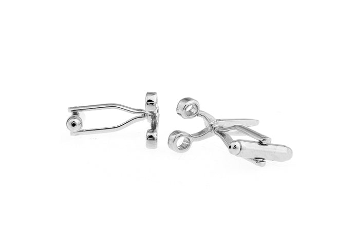 Hairdresser Cufflinks Scissors Cufflinks Silver and Gold Cutting Hair Stylist Jewelry Cuff Links Beautician Jewelry