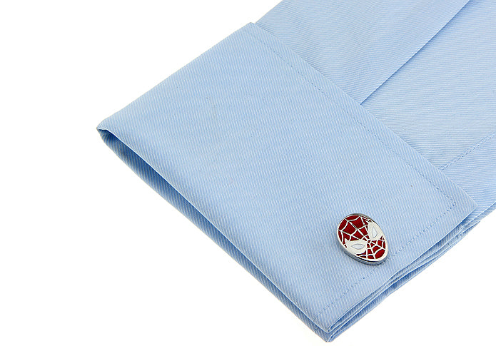 Spider man cufflinks shirt 