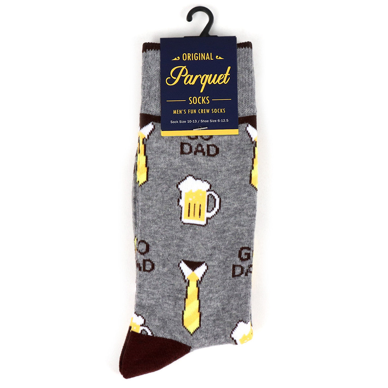 Beer Socks Mens Go Dad Novelty Socks Crew Socks Party Dad Gift Fun Beer Socks