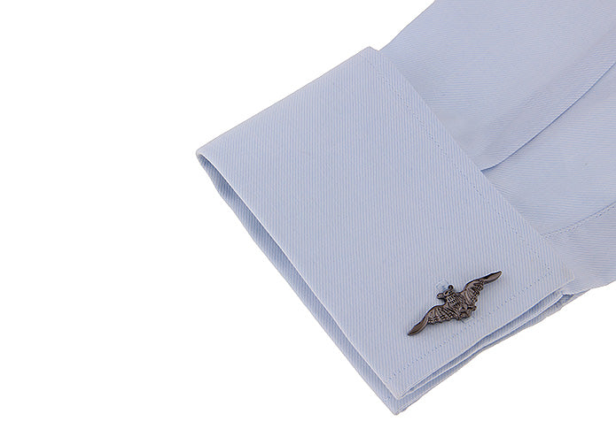 Halloween Flying Bat Cufflinks – Spooky Gothic Accessories for Men