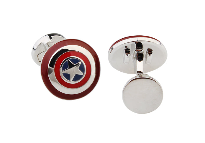 Captain America Cufflinks  Jewelry 