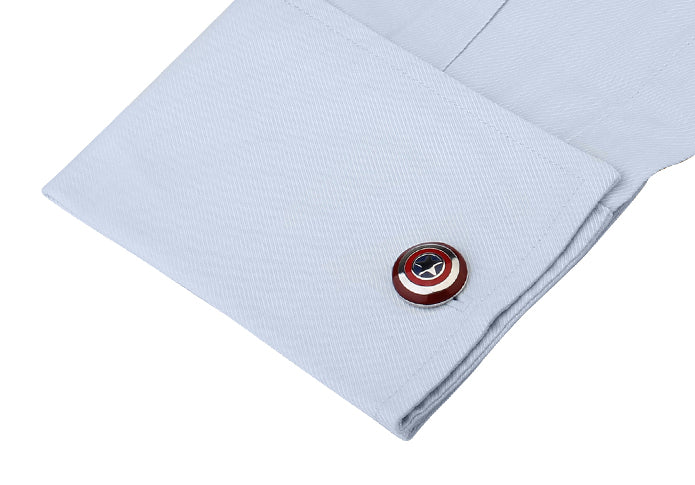 Captain America Cufflinks  shirt