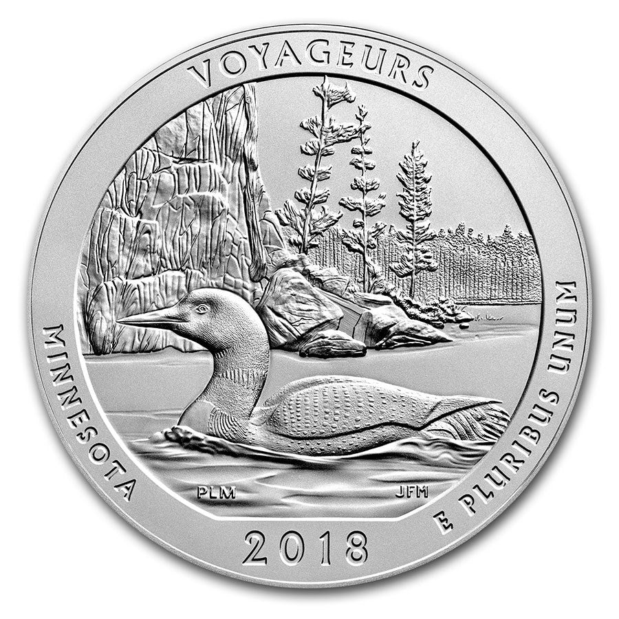 Voyageurs National Park Coin Lapel Pin Uncirculated U.S. Quarter 2018 Tie Pin