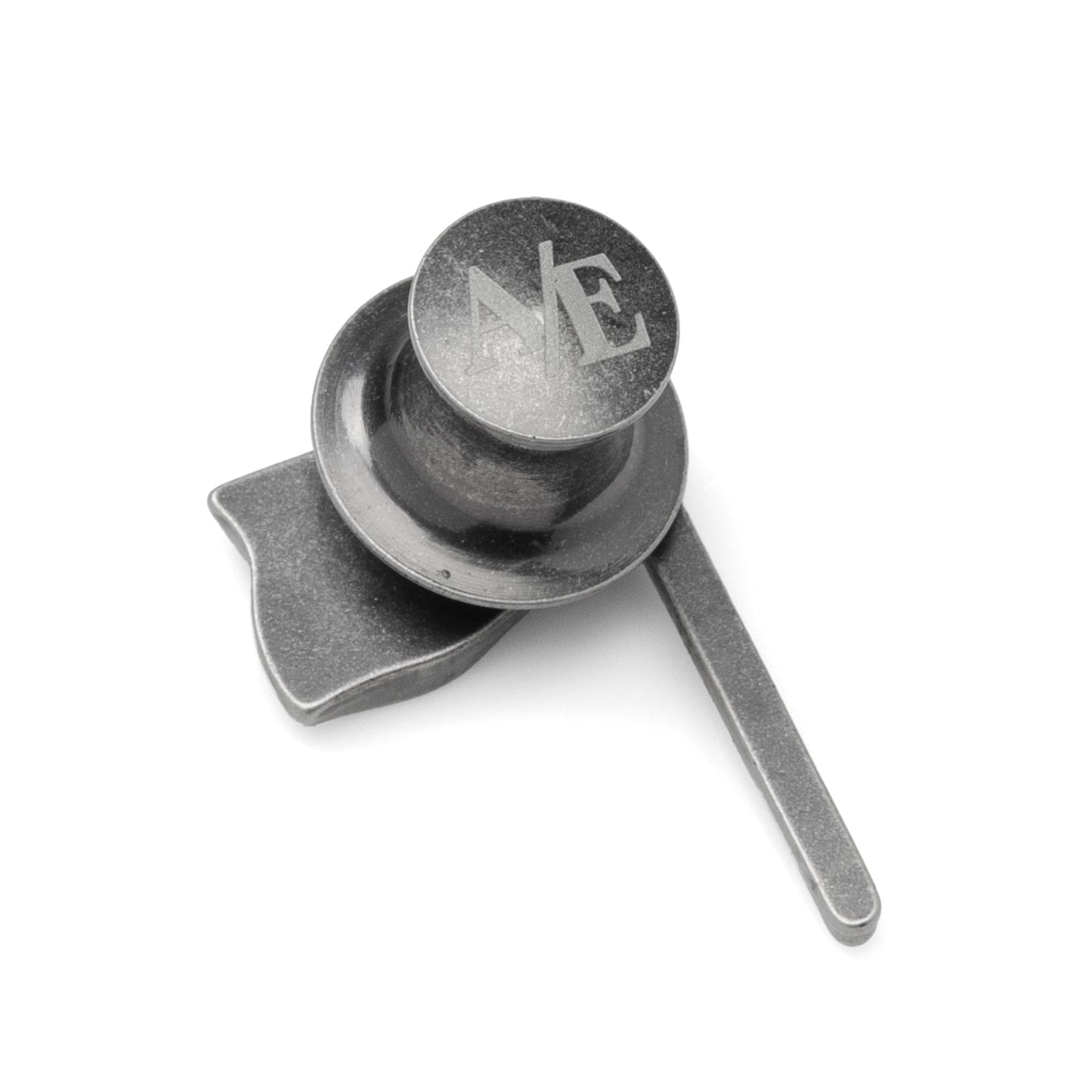 Golf 18th Hole Antique Silver Lapel Pin