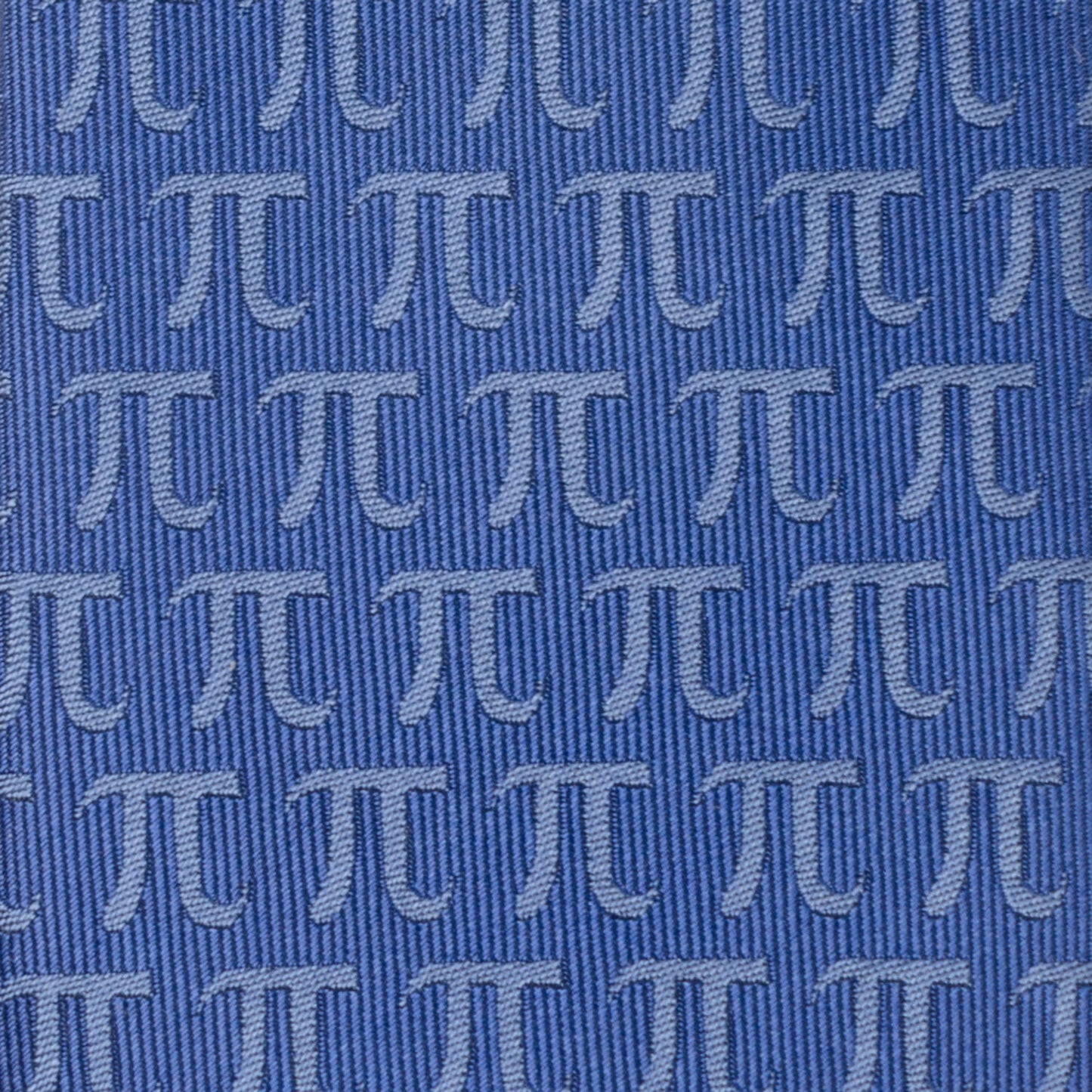 Pi Mathematics Symbol Blue Men's Tie