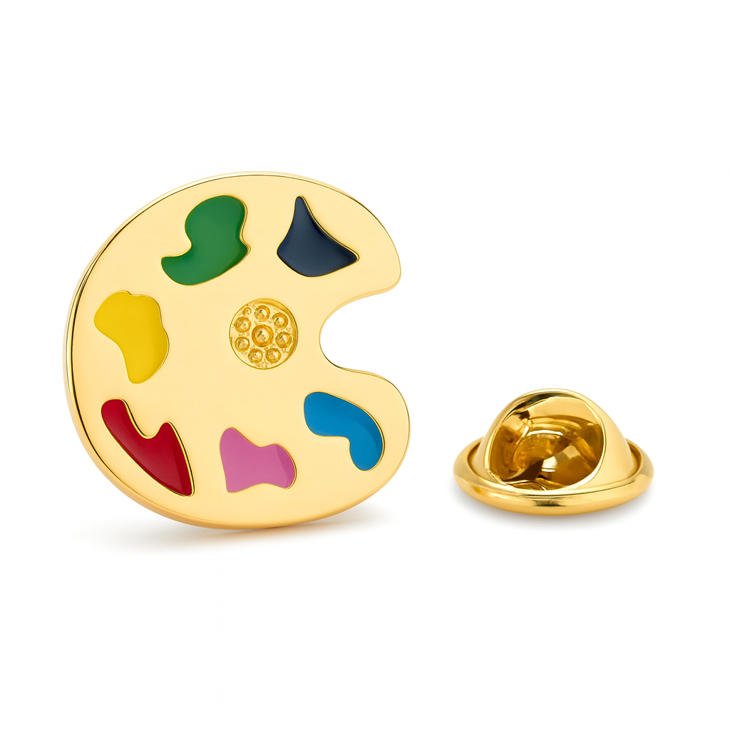 Artist Paint Palette Lapel Pin 
