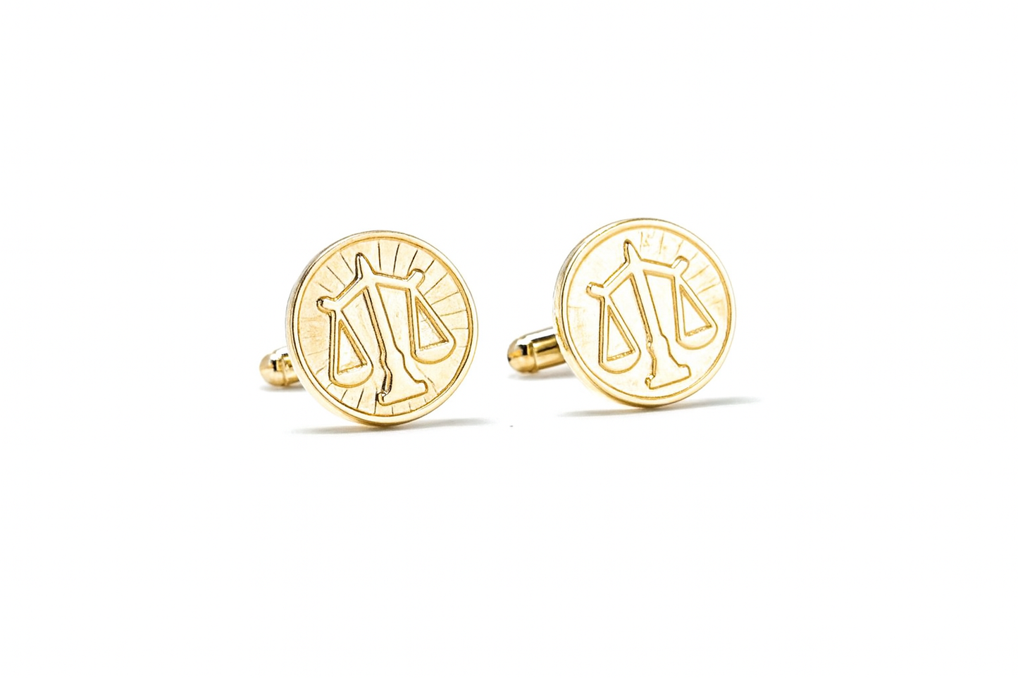 Attorney Gift Scales of Justice Cufflinks Gold Edition Attorney Gift Lawyer Gift Judge Lawyer