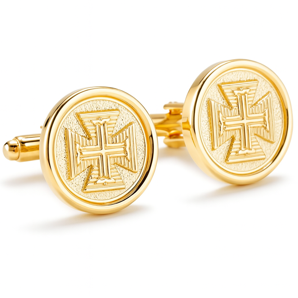 Bottoni Cross Cufflinks Christian Gifts Gold Design Religious Gifts Catholic