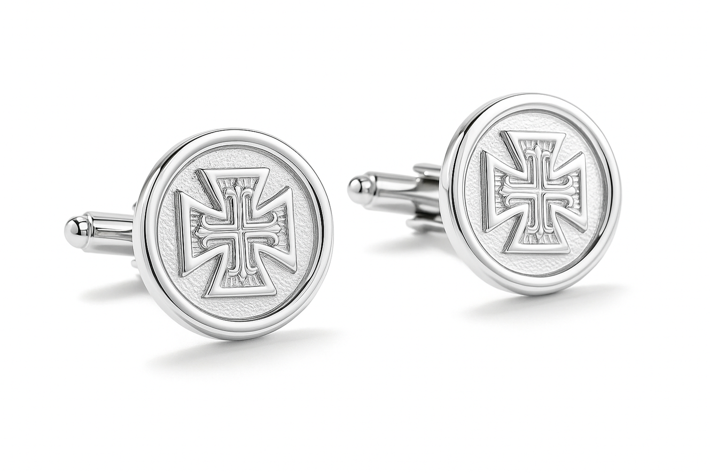 Bottoni Cross Cufflinks Christian Gifts Silver Design Religious Gifts Catholic