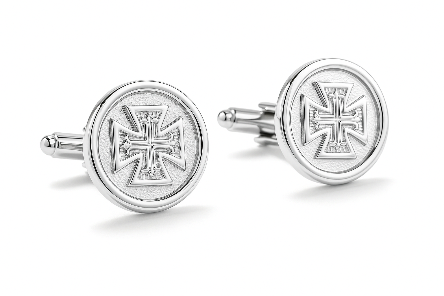 Bottoni Cross Cufflinks Christian Gifts Silver Design Religious Gifts Catholic