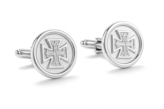 Bottoni Cross Cufflinks Christian Gifts Silver Design Religious Gifts Catholic