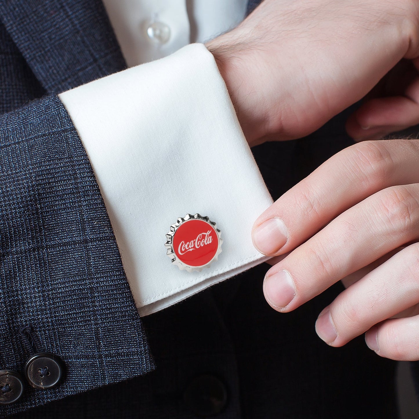 Coca-Cola Bottle Cap Cufflinks