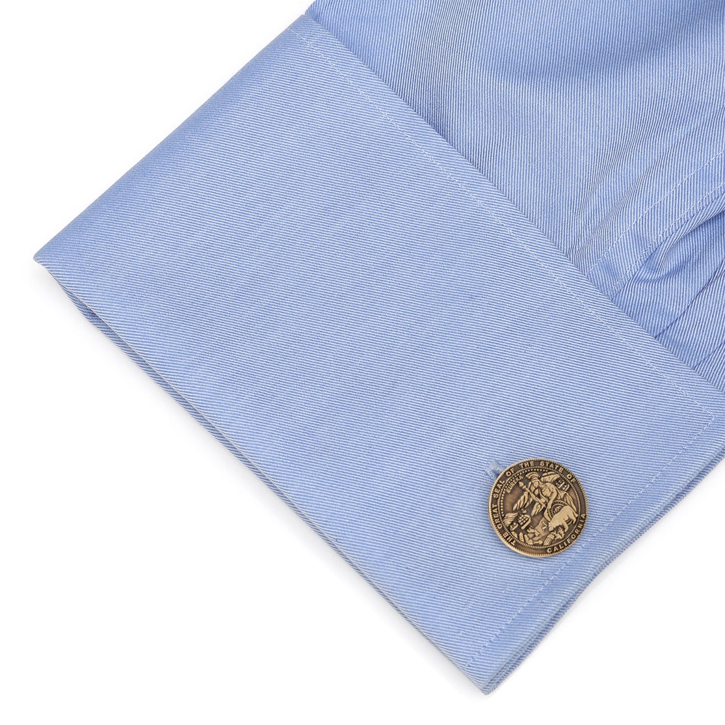 California Seal Embossed Cufflink
