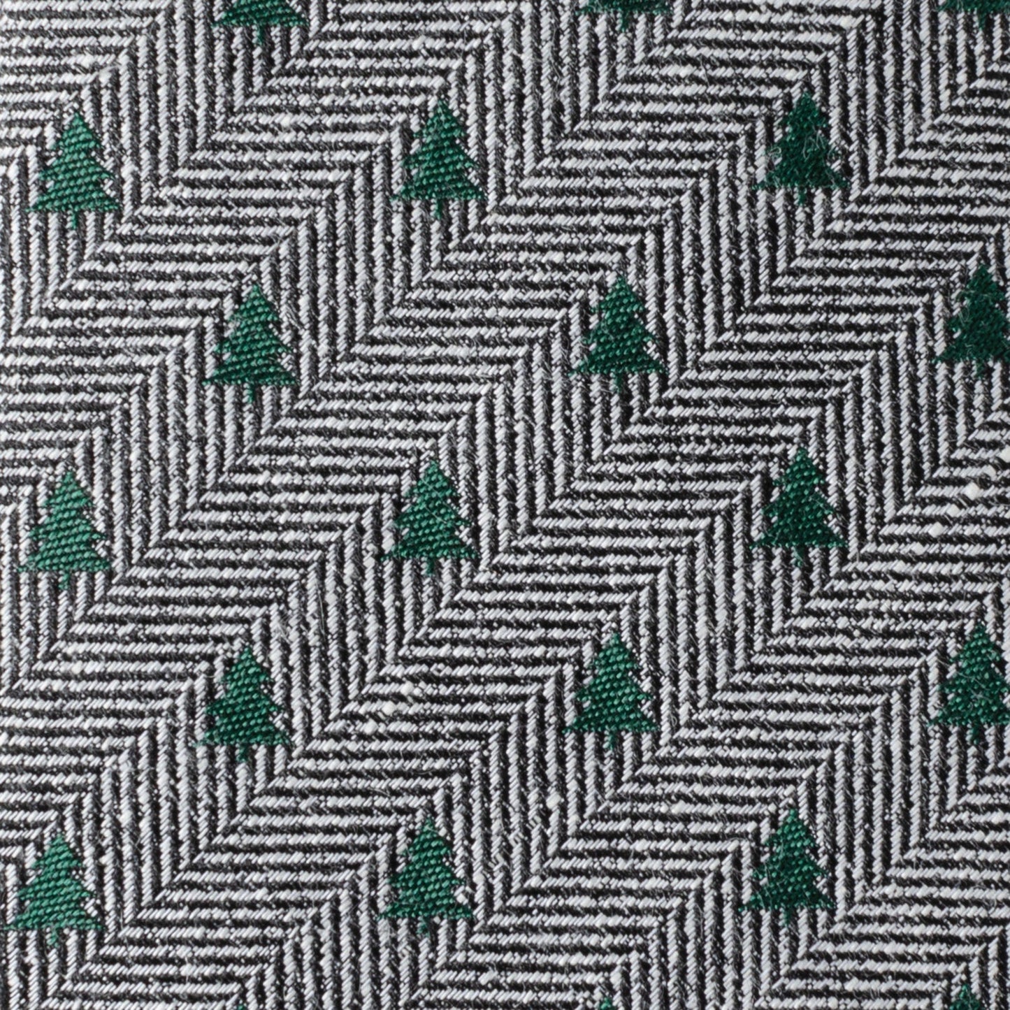 Holiday Tree Herringbone Tie