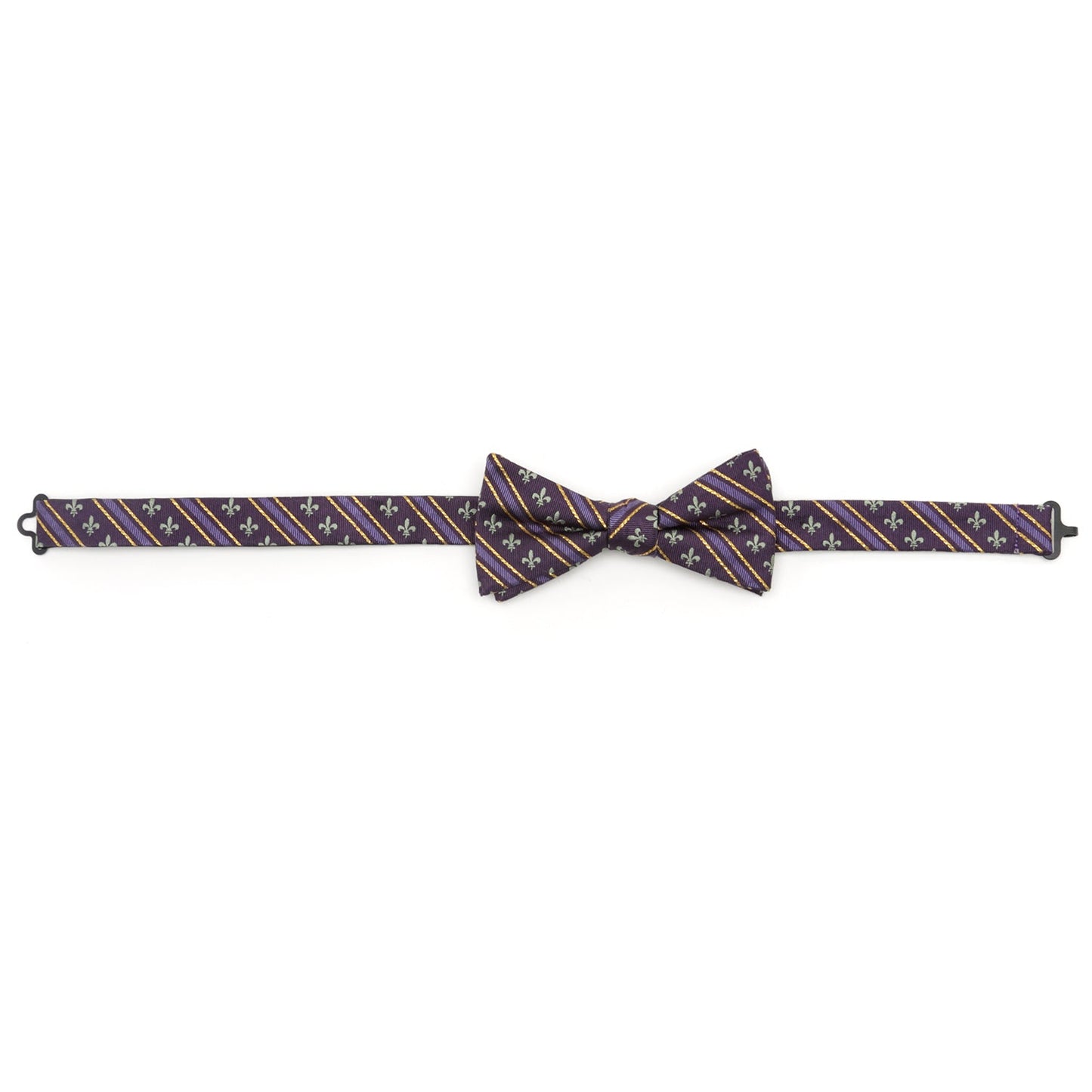 Mardi Gras Stripe Bow Tie