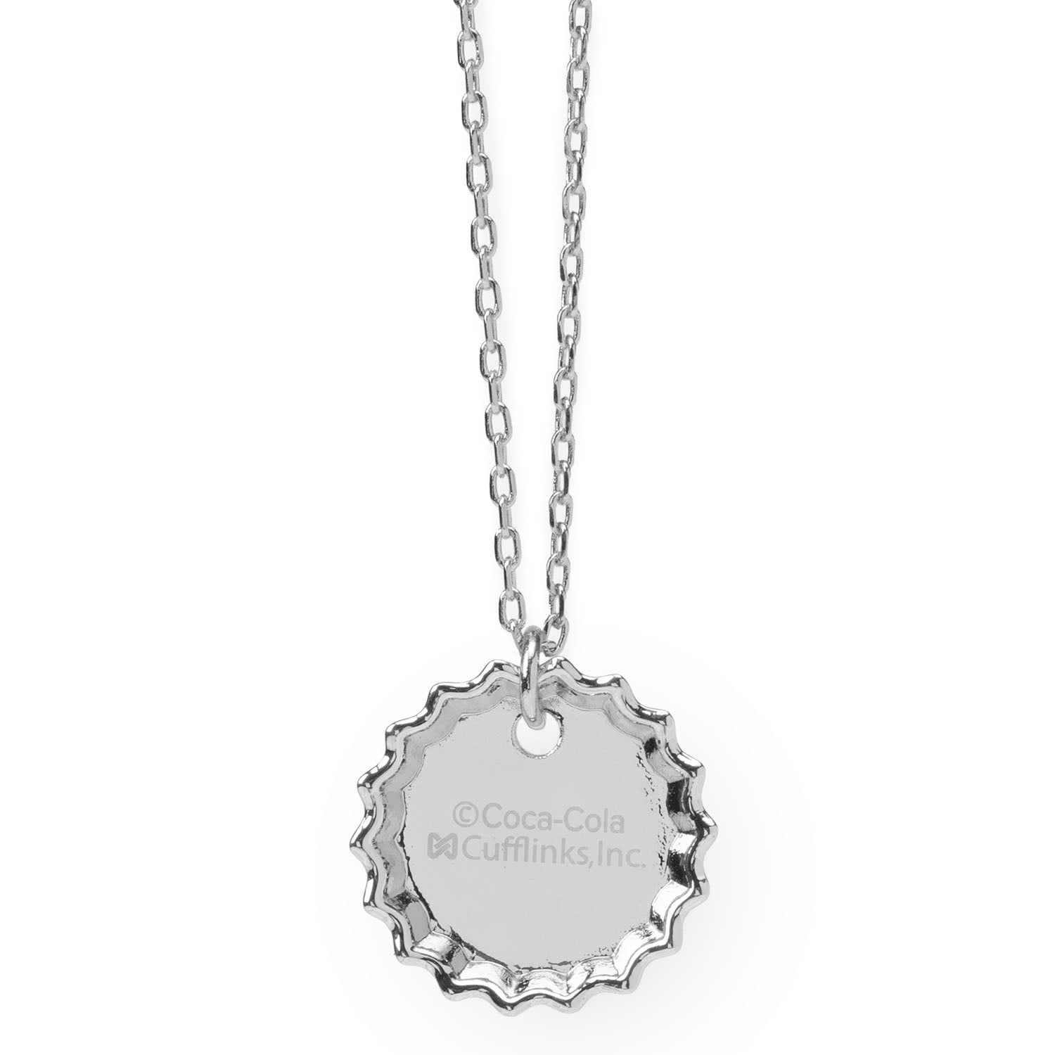 Coca-Cola red bottle cap necklace – official retro soda jewelry by JayPins