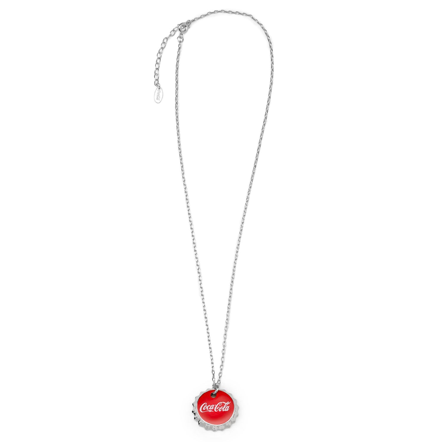 Coca-Cola red bottle cap necklace – official retro soda jewelry by JayPins