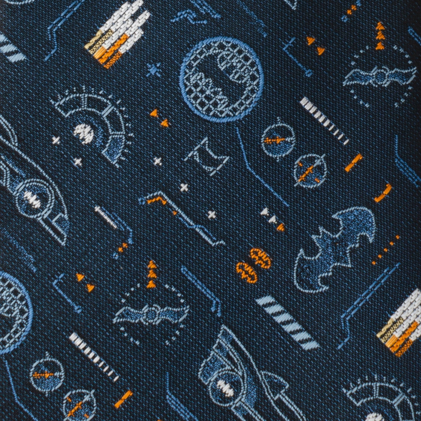 DC Batman Batmobile Black Men's Tie