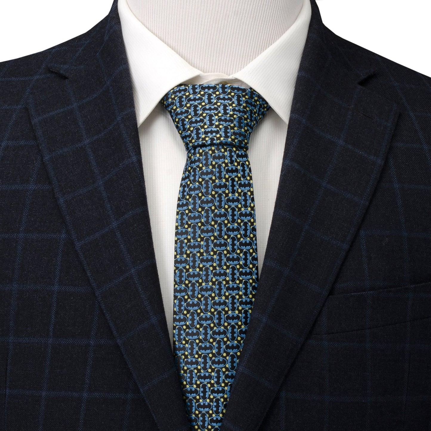 DC Batman Emblem Multi Black Men's Tie