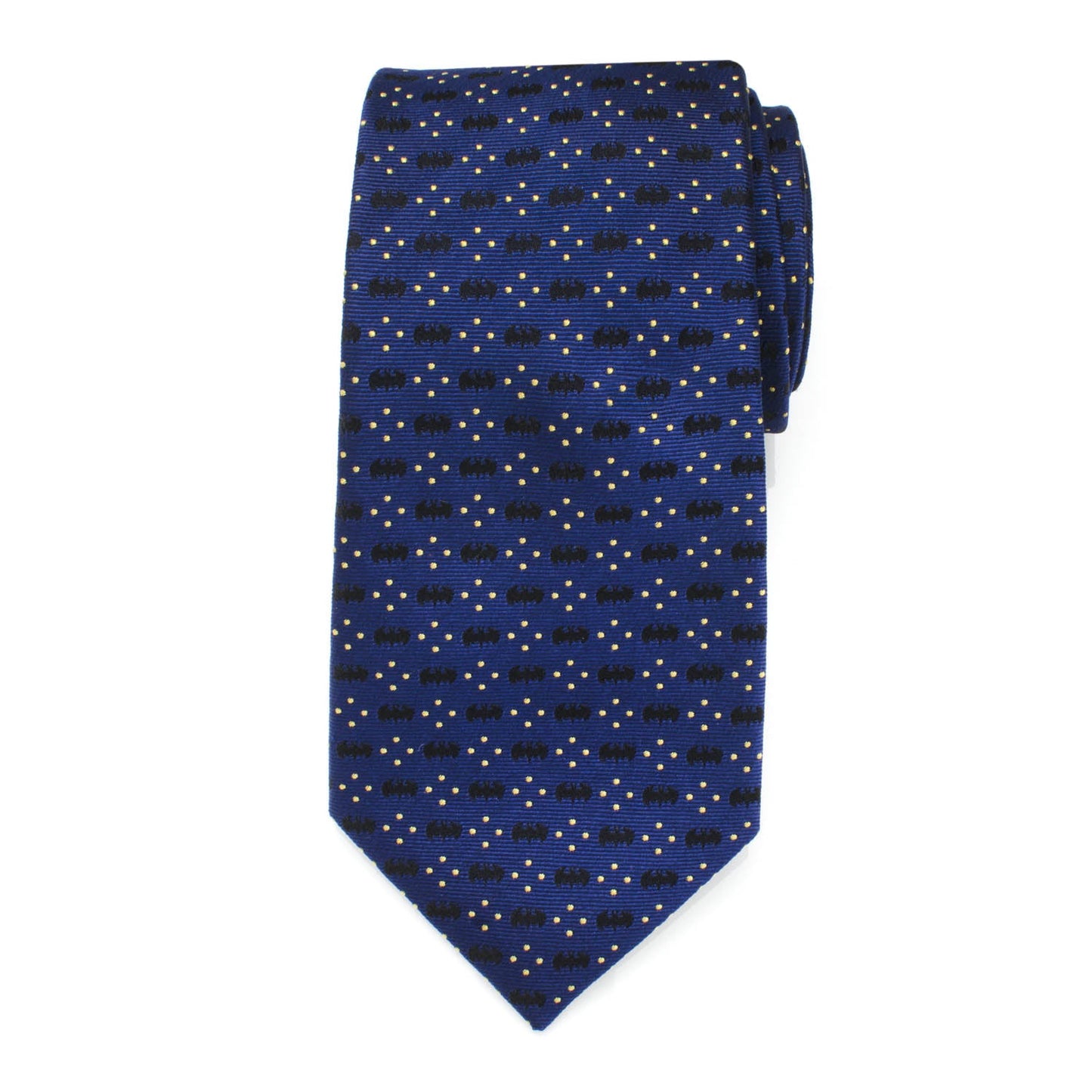 DC Batman Icon Diamond Dot Navy Mens Tie