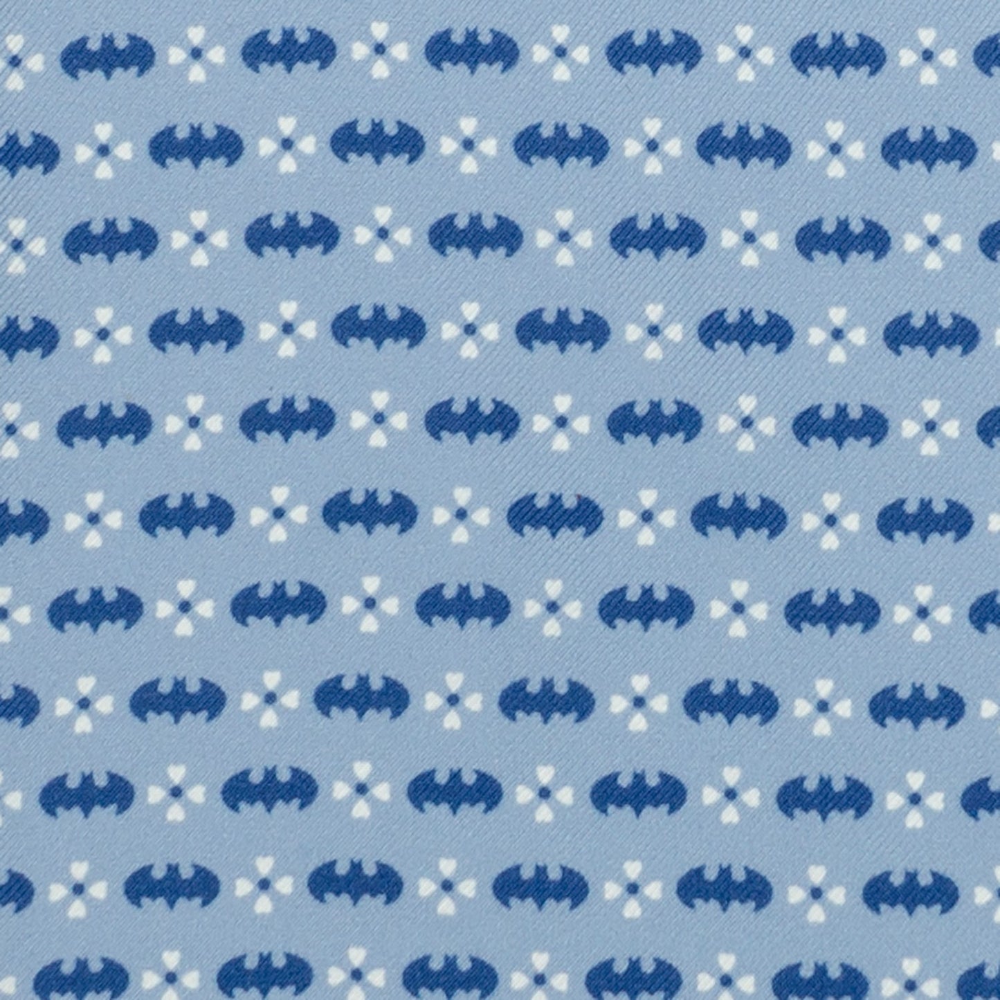 DC Batman Multi Motif Blue Pocket Square