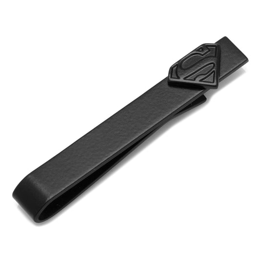 Black Superman logo money clip on a white background