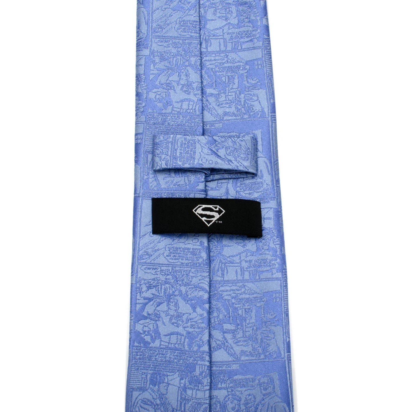 DC Superman Comic Blue Mens Tie