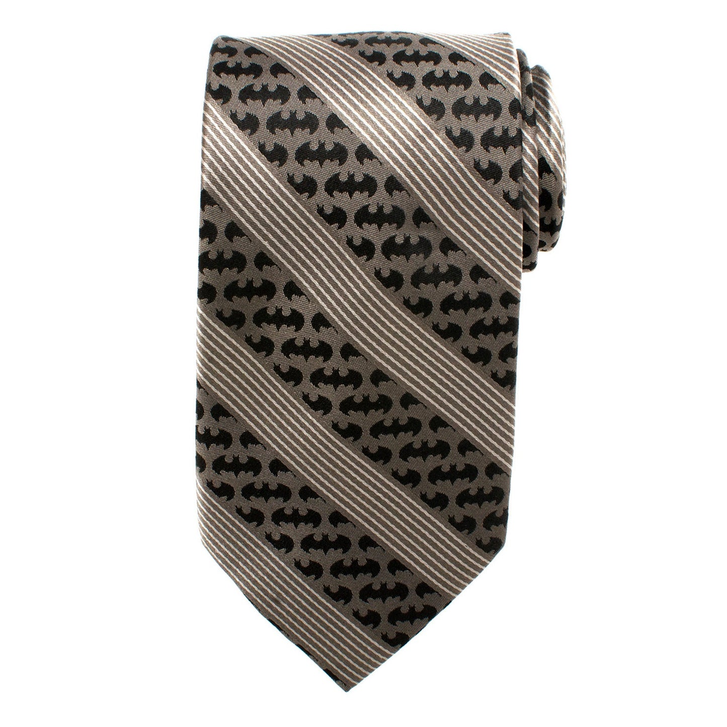 DC Batman Black Pinstripe Tie