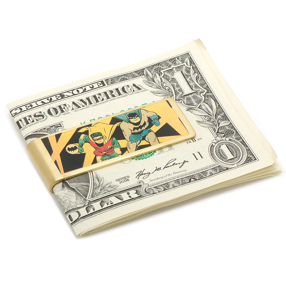 DC Batman and Robin Vintage Money Clip